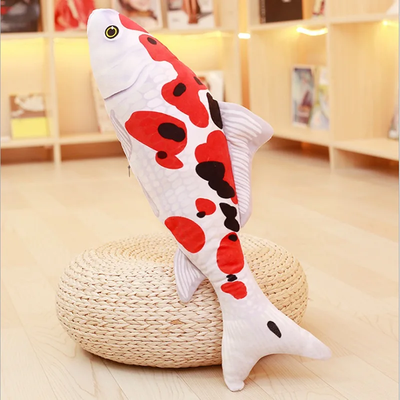 1PC Creative Cat Kitty Pet Chew Catnip Interactive Plush Toys Fish Kitten Product Supplies Newest | Дом и сад