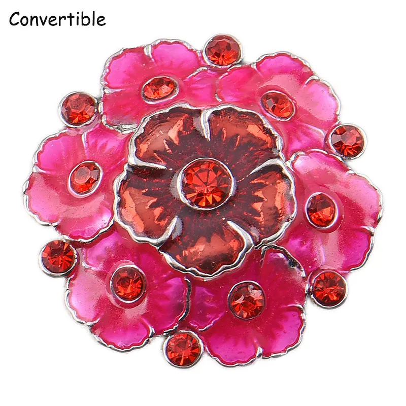 Relief Rhinestone Flower Convertible Magnet Brooch Antique Scarf Vintage Muslim Pin Accessory Bookmark Jewelry | Украшения и