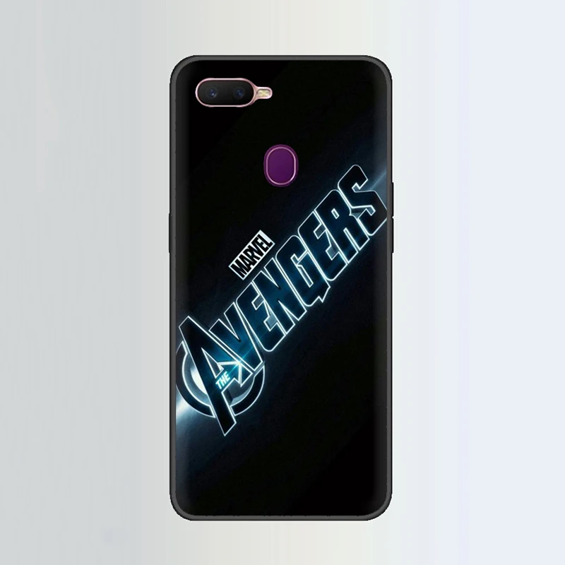 B10 Марвел Супергерои из “Мстителей” силиконовый чехол для телефона для OPPO R17 R15 F11 Pro R11 R9 S A77 A73 A83 A7 A37 A59 A5 - Цвет: B10