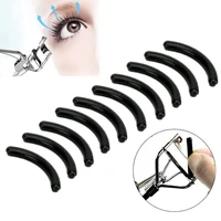 20pcsset makeup tools eyelash curler replacement silicone pad eye lash curling makeup accessory high elastic renewable curler