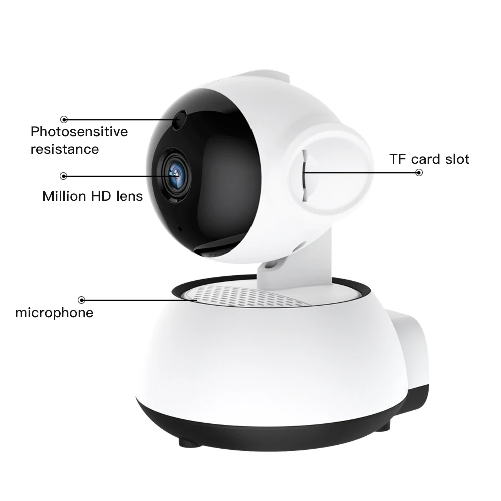 SDETER 1080P беспроводная Wi Fi камера безопасности IP CCTV Pet видеонаблюдения 720P P2P ночного