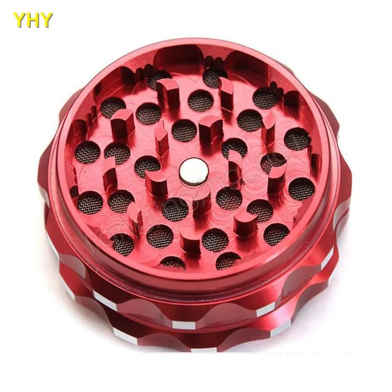 3 Слои Металл Spinner измельчители травяной травы Grinder для специй дробилки Sharpston дымовые трубы для набора 63*42 мм