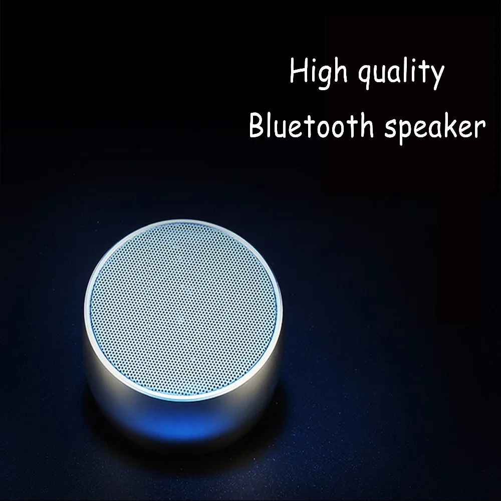 Bdf Новинка металла на 360 градусов вокруг беспроводной bluetooth-динамик мобильного телефона Tablet музыки Поддержка карты памяти USB Sound Box