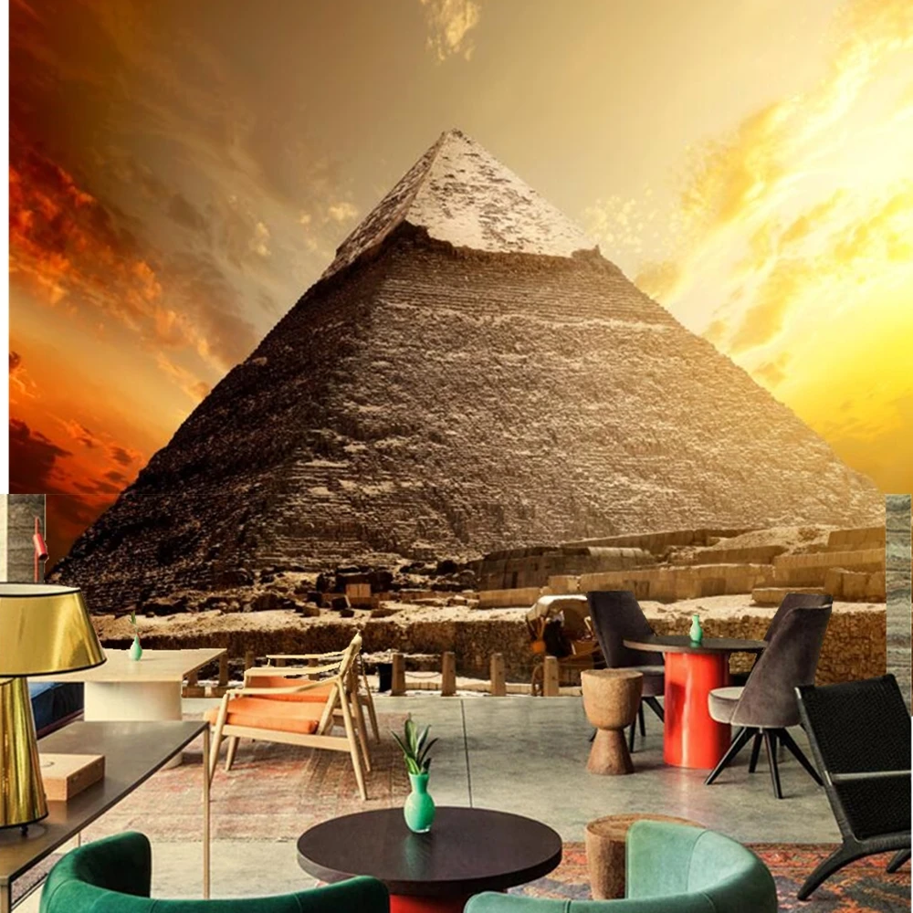 Обои для фотосъемки с изображением подсолнухов и пустыни Египта обои гостиной