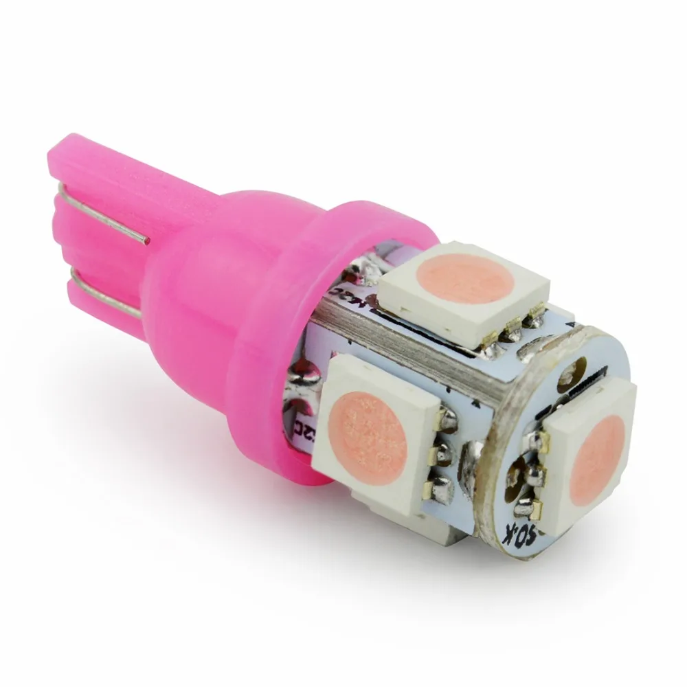 10 шт. автомобисветильник светодиодные лампы T10 5 SMD 5050 W5W 168 921 | Автомобили и