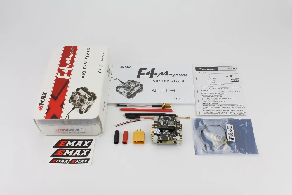 Новинка Emax F4 Magnum все в одном FPV Stack башня система OSD 4 1 BLHeli_S 30A ESC VTX FrSky XM + RX для
