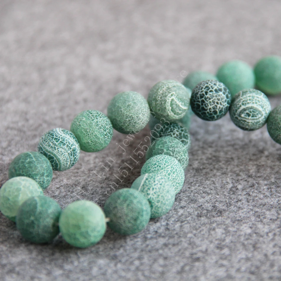 New Style 12mm Natural Green Sand Onyx Stones Beads Fit for Making Bracelet Necklace DIY Women Manual Jewelry Wholesale | Украшения и