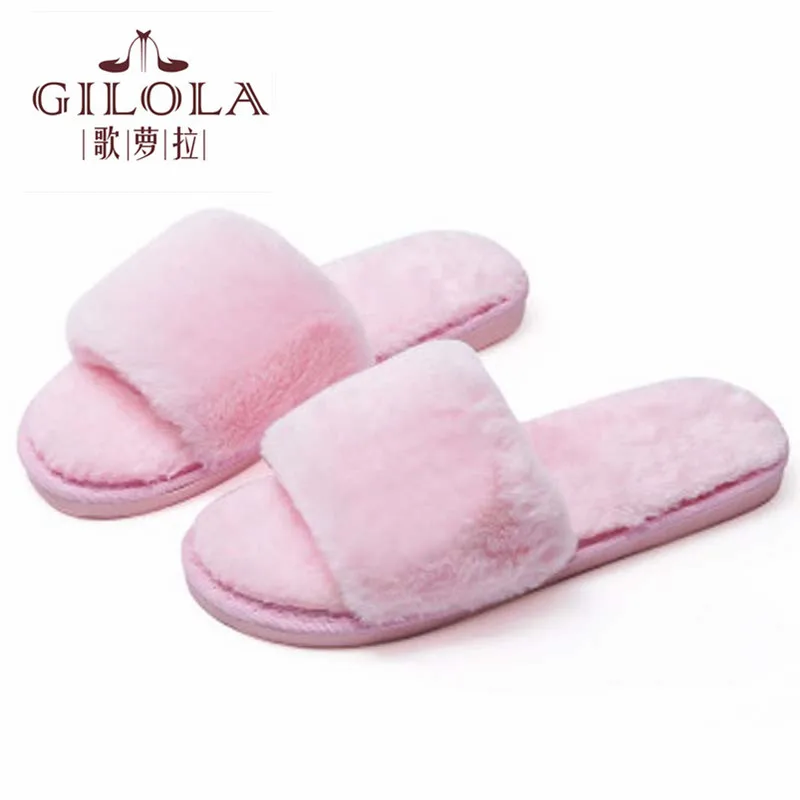 9 цветов плюшевые теплые женские зимние домашние тапочки домашняя обувь для