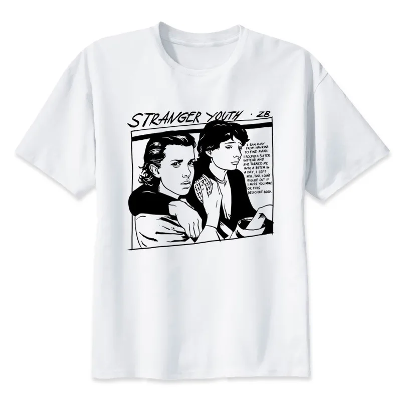 E-BAIHUI 2020 Casual Stranger Things T-shirt O-neck Short Sleeve Modal Comfortable Summer Tees Hight Quality Men T-shirts P007 | Мужская