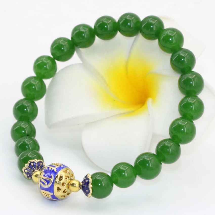 Браслет из халцедона с круглыми бусинами 8 мм 7 5 дюйма|bracelets for|round bead braceletbead bracelet |