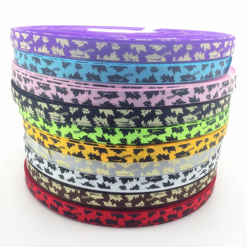5 ярдов, 3/8 '', 10 мм, с принтом LOVE Grosgrain, лента для волос, бант/Рождество/свадьба, DIY шитье,# GD21-30