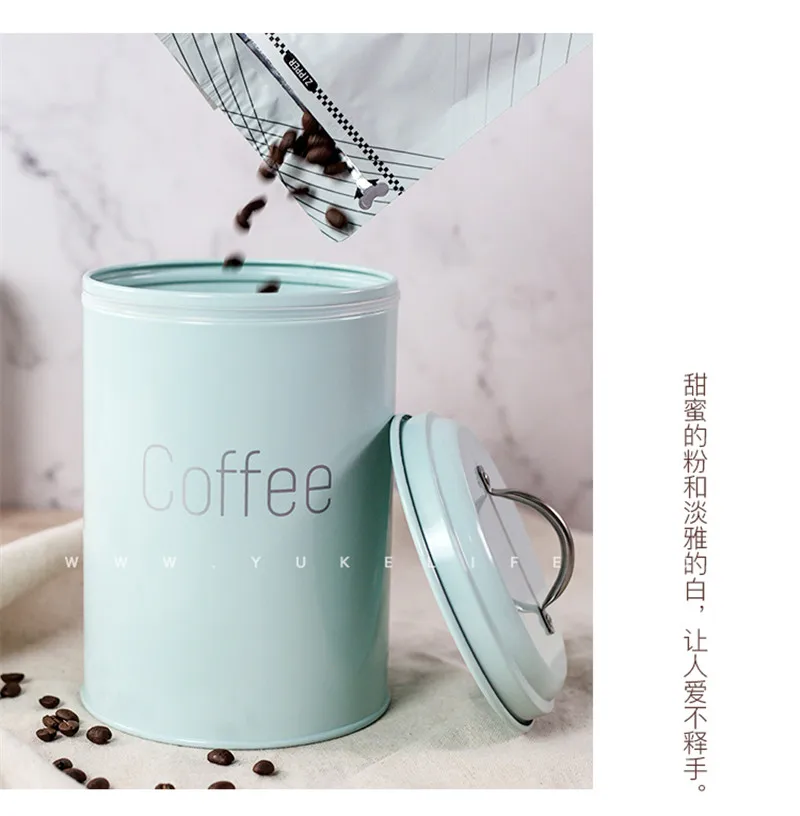 3Pcs/Set Storage jars kitchen seasoning jars tea cans candy jars Tea Coffee Sugar Square Box Case Home Decor Storage Tanks