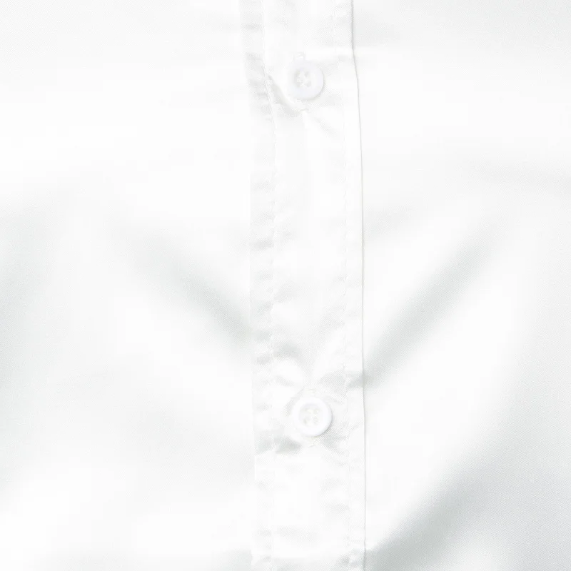 Новые мужские рубашки с длинным рукавом Chemise Homme, модный дизайн, Черная Мужская шелковая рубашка, облегающие рубашки под смокинг, брендовые рубашки Camisa Social
