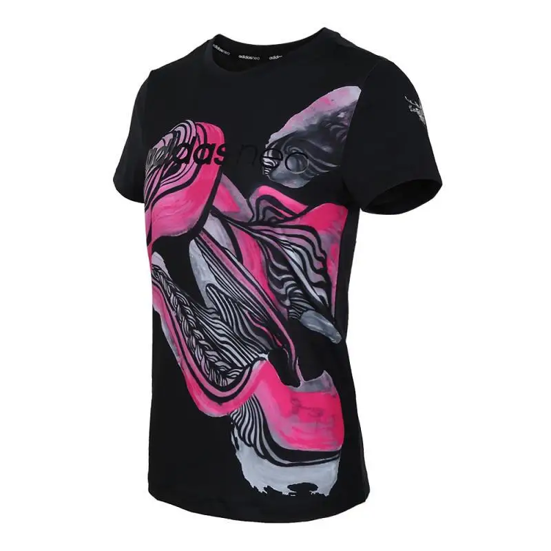 Новое поступление Adidas NEO Label W ОС футболка для возраста 2, Для женщин футболки с коротким рукавом спортивный костюм