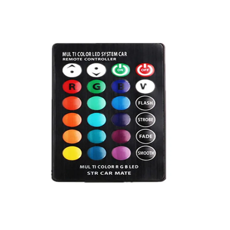BRIDAY T10 W5W светодиодный фонарь для автомобиля RGB с пультом дистанционного