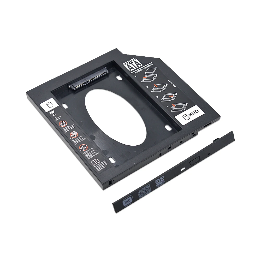 2nd диск SSD жесткий Caddy Bay адаптер для HP ProBook 6470b 6475b 6565b 6570b 4410 S 4440 4441 4445 4446 12.7 мм|2nd hdd|caddy