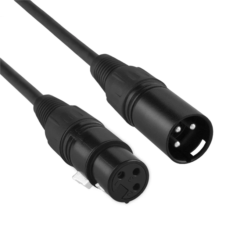 3 контактный сбалансированный профессиональный микрофонный кабель XLR штырь