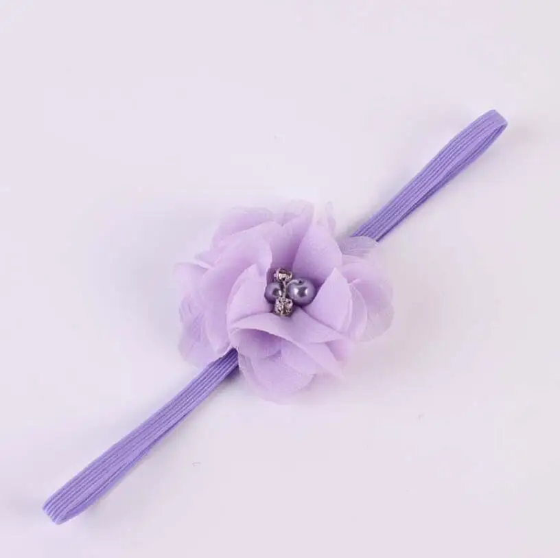 purple headband Аксессуары для фотографирования новорожденных; реквизит для фотосессии; Крылья ангела+ повязки на голову; костюмы для новорожденных; Fotografia; костюмы из кроше - Цвет: purple headband