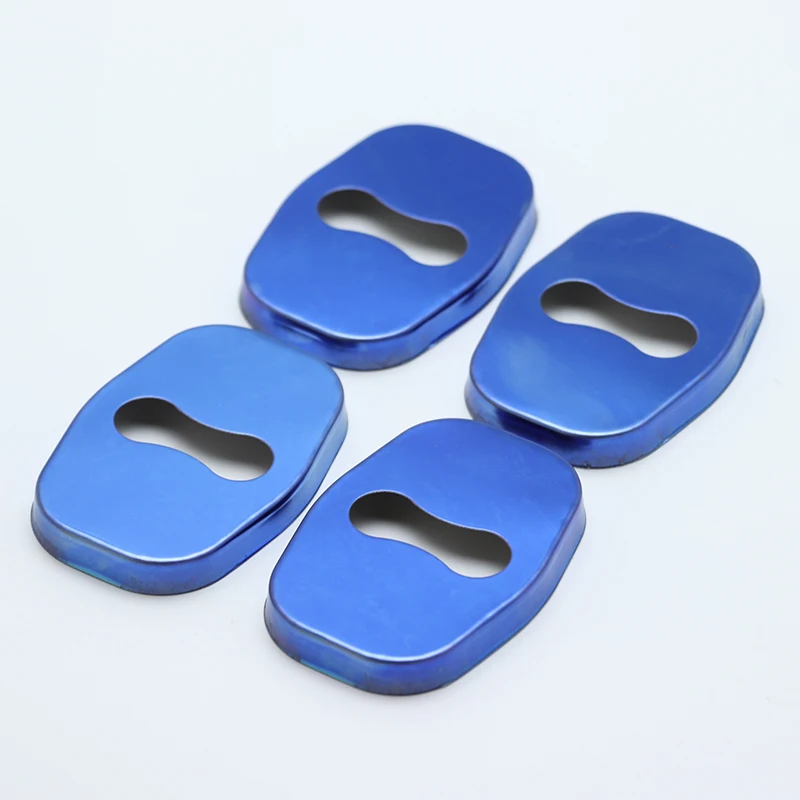 4 шт. автомобильный чехол из нержавеющей стали защитный стальной дверной замок