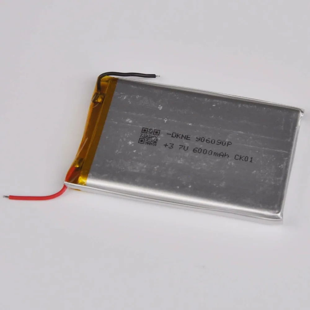 1 шт. литий ионный аккумулятор 3 7 в 6000 мАч 906090 LIPO для электронной книги GPS DVD