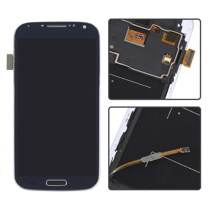 S4 i545 ЖК-дисплей для samsung Galaxy S4 i545 L720 R970 ЖК-дисплей Дисплей Сенсорный экран планшета с рамкой для samsung S4 i545 дисплей