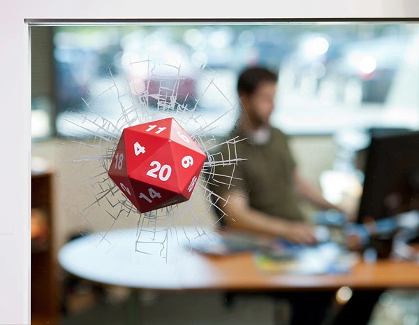 Creative Critical Hit D20 3D Crystal Dice Shape Window Decal Car Sticker for Accessories and Office Home stikcker | Дом и сад