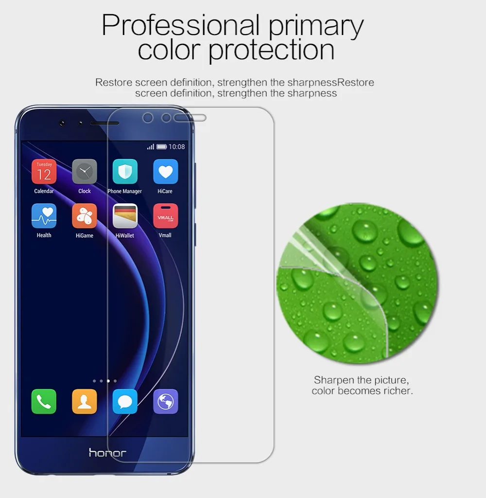 2 шт./лот Защитная пленка для экрана Huawei Honor 8 Honor8 NILLKIN матовая или суперпрозрачная пленка|protector film for ipad|film projector