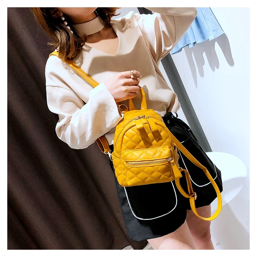 Beiluoshi women's Новая модная Южнокорейская версия стильного мини-рюкзака женский рюкзак повседневный рюкзак