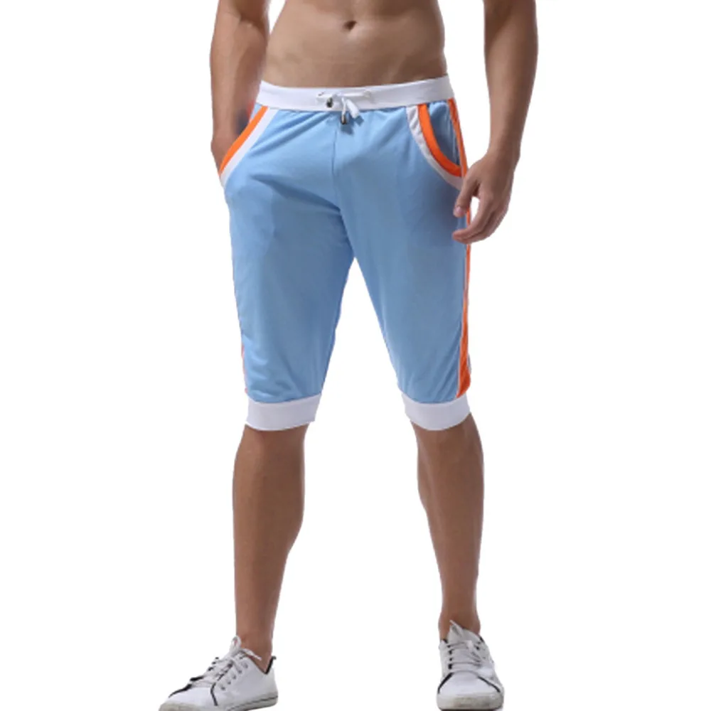 Летние мужские тонкие спортивные шорты Гавайские хипстерские Модные пляжные