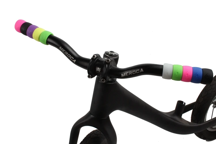 Складной велосипед MTB Горный для велосипеда из силикона бар раздвижные шаг сбалансированные ручки-кольца цветной руль
