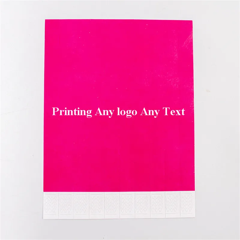 multi color printing 500c более 21 проверенные идентификационные Тайвек браслеты бумажные дешевые события браслеты Премиум питьевой возраст браслеты для вечерние мероприятия - Цвет: multi color printing