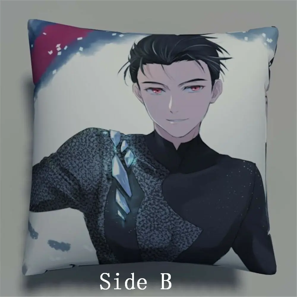 Yuri on Ice Victor Nikiforov Аниме Манга Двусторонняя Подушка Чехол для подушки