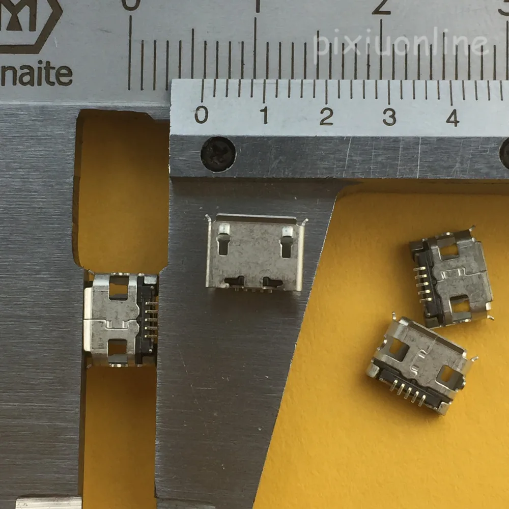 10 шт. G27Y микро USB 5pin гнездовой разъем OX Horn вьющийся рот для зарядки хвоста быстрая