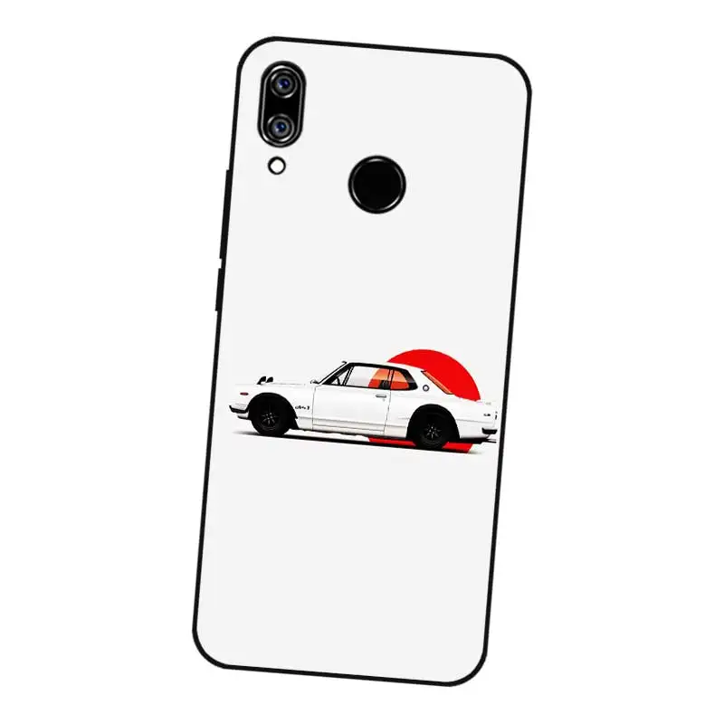 N242 Ae86 Harsh Car Black Silicone Case Cover For Huawei Nova 2 2i 2S 3 3e 3i 4 4e Enjoy 8 Plus |