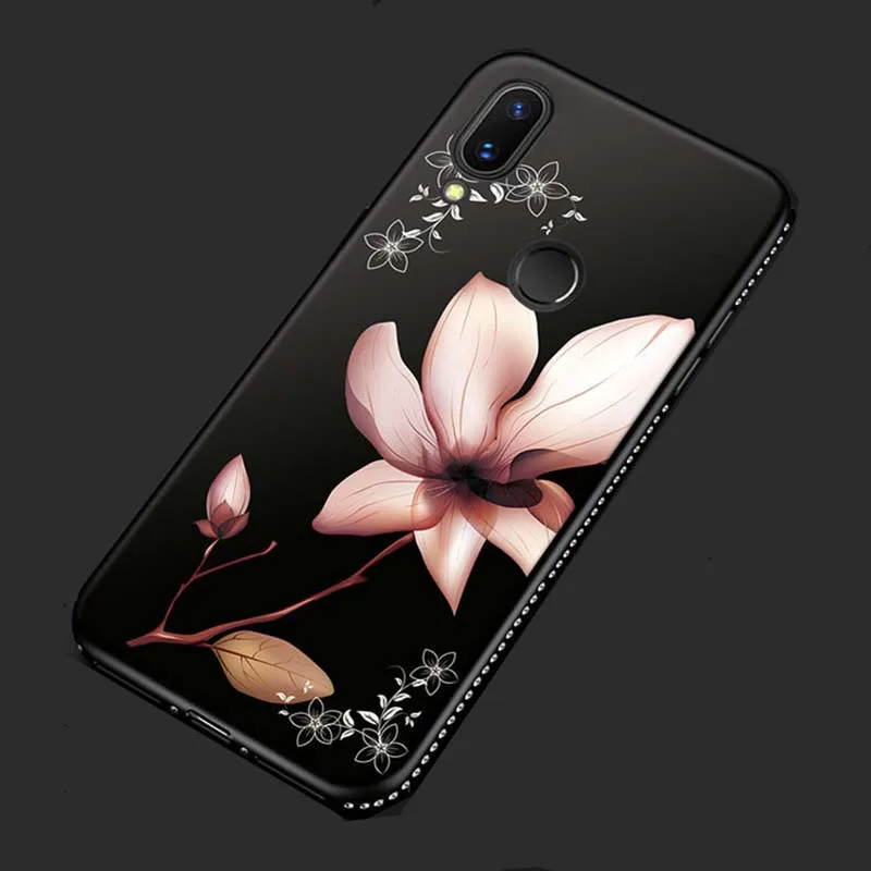 Женская обувь с украшением в виде цветка, силиконовый чехол для huawei Honor 8A 8C 8X 7C 7A Pro 9 10 P20 P30 Lite P Smart плюс Y5 Y6 Y9 Y7 Prmie - Цвет: 02