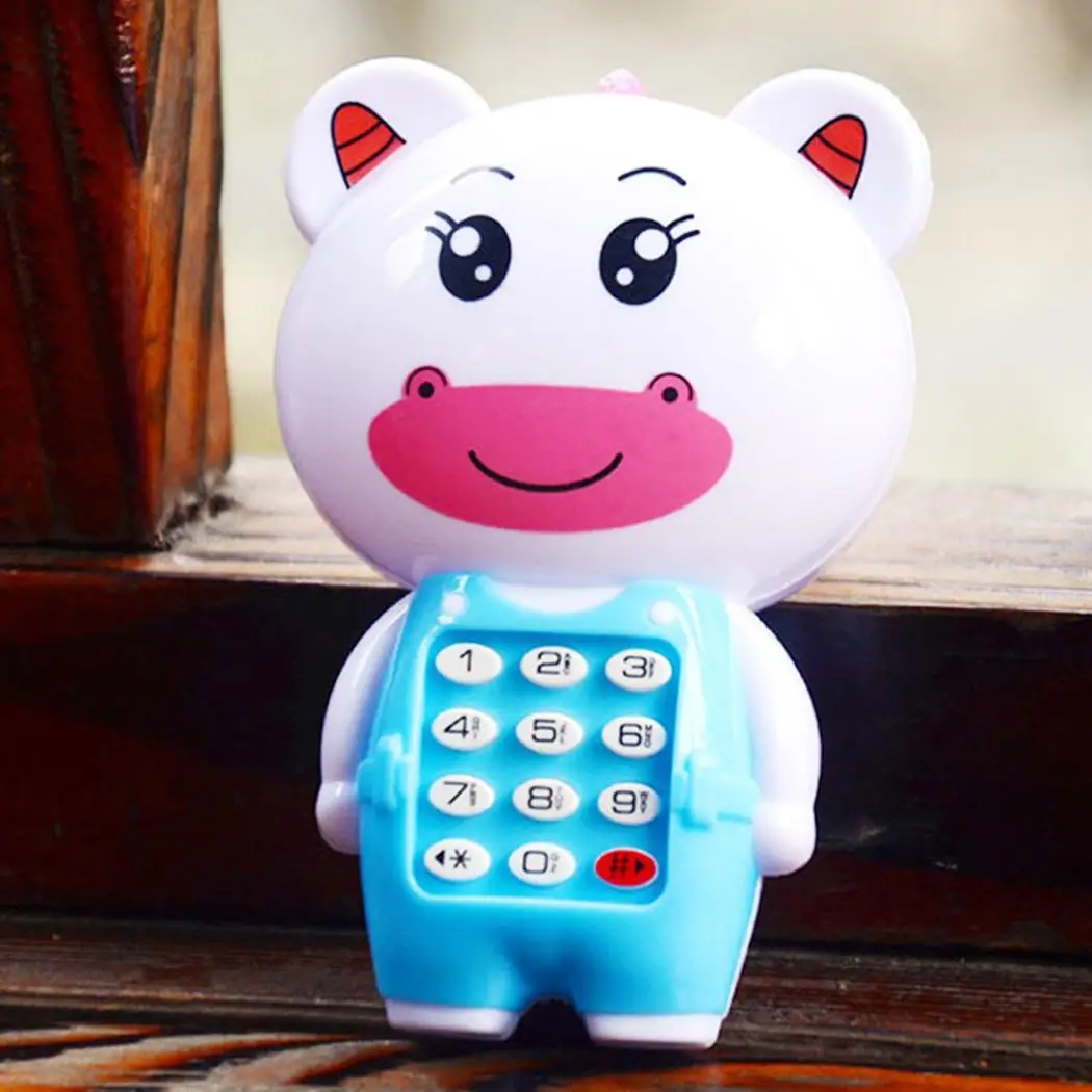 Детские игрушки телефон свечение мультфильм музыка висит игрушка творческих