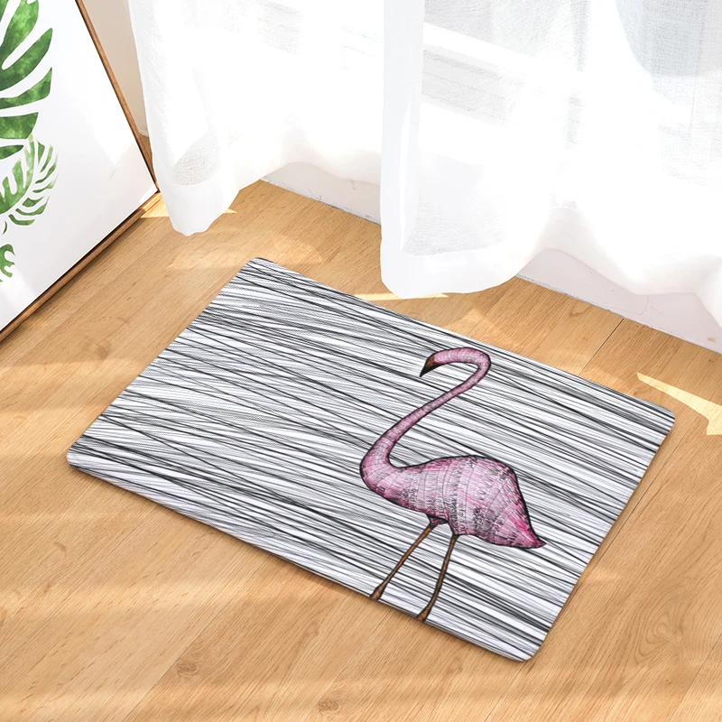 Пылезащитный Добро пожаловать домой входные двери коврики розовый двойной