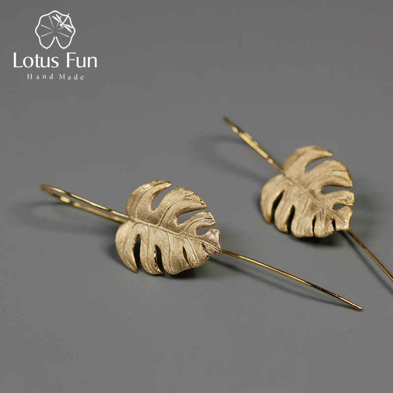 Lotus Fun Настоящее серебро 925 проба ювелирные изделия ручной работы Креативные