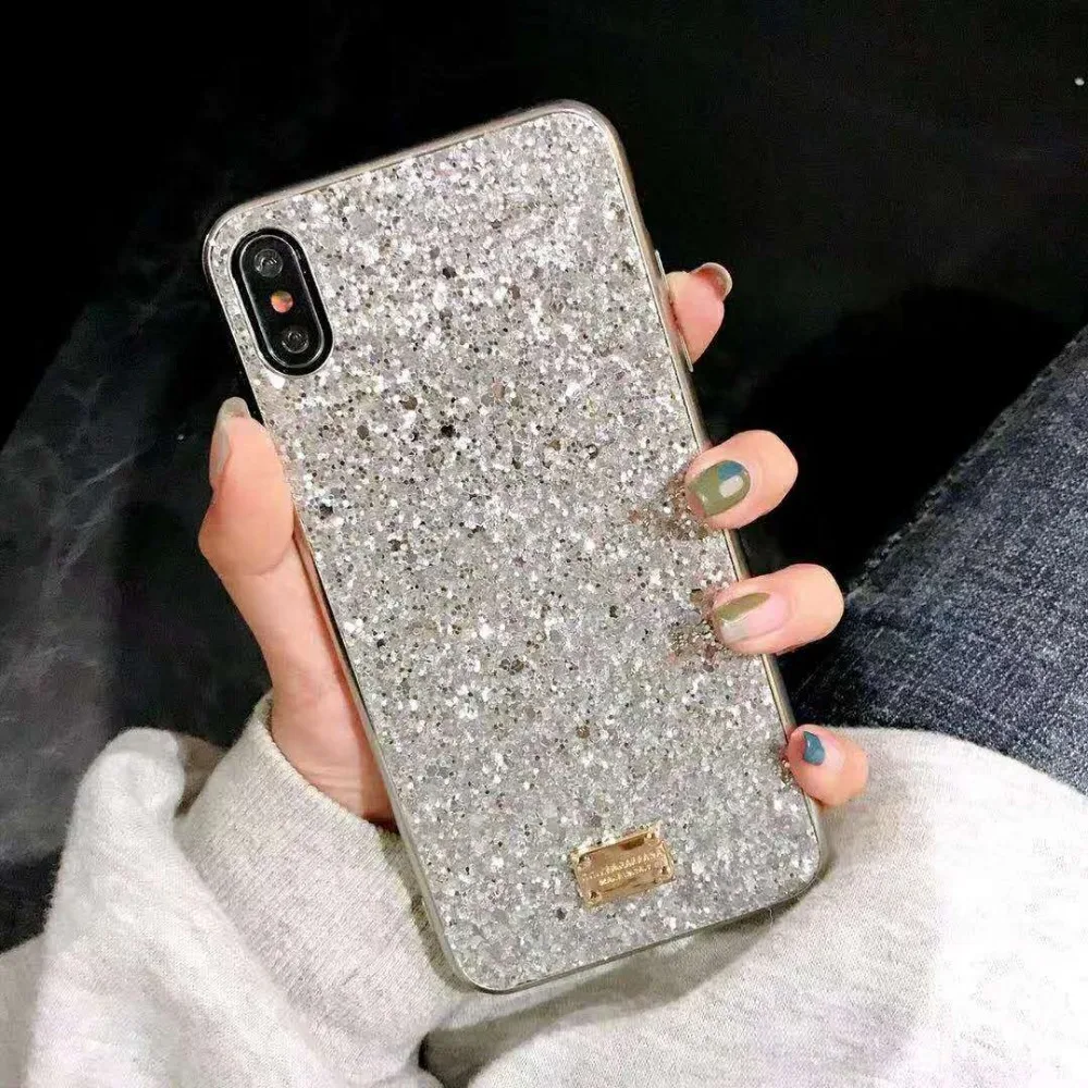 Стильный и роскошный блестящий чехол HOKEJ для IPhone X S MAX Xs XR love из мягкого ТПУ чехол для iPhone 6 6s 7 8 plus чехол Funda