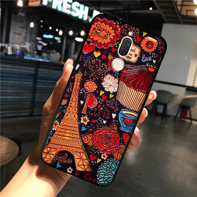 YonLinTan 3d чехол, чехол, чехол для HuaWei mate 10 lite mate 10 lite = Nova 2i, мягкий Роскошный чехол для задней панели телефона, милый etui - Цвет: TieTa