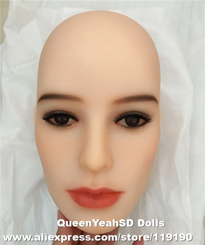 #116 Высококачественная твердая Силиконовая секс кукла с головой для куклы