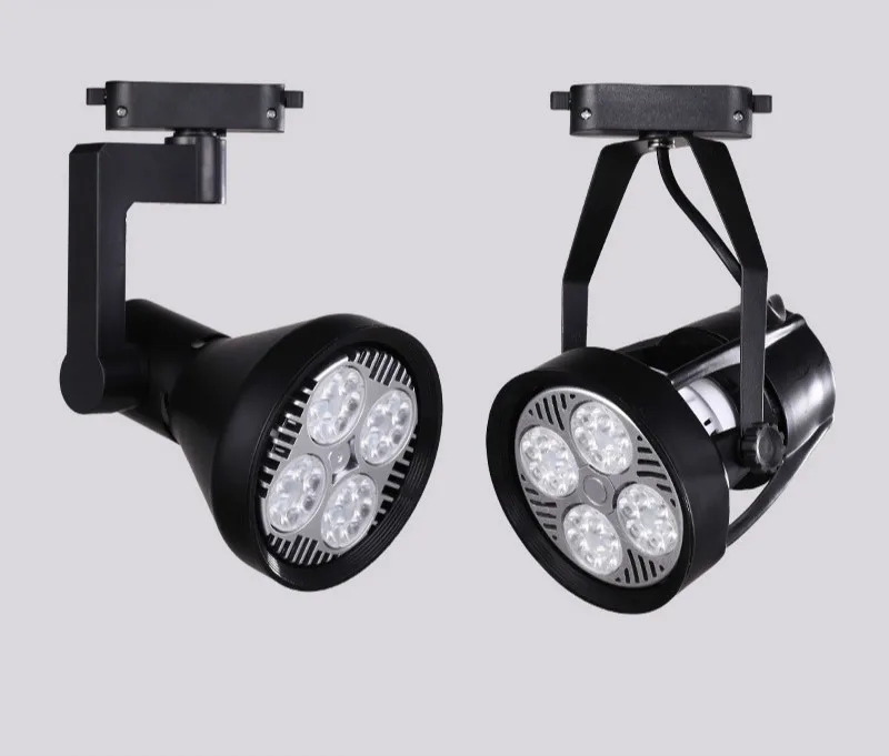 PAR30 Led Track Light Cob 30w 40w Rail Spots Lights resturant Iluminacion Jewelry Adjustable cloth shop Spotlight | Освещение