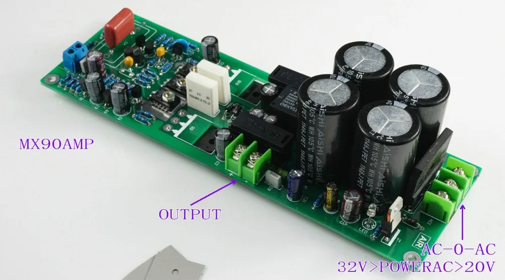 MX90 AMP NJW0302G 0281G трубка 90W 8R Моно усилитель плата с выпрямителем реле защиты питания |
