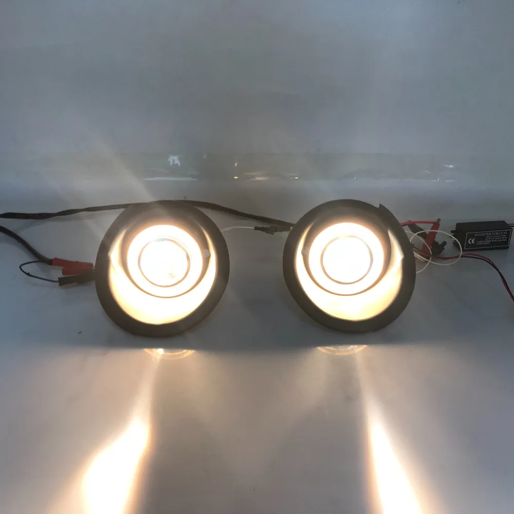RQXR противотуманная фара вождение свет в сборе для Chevrolet Captiva 2008 cob angel eye светодиодные дневные ходовые огни сигнал поворота