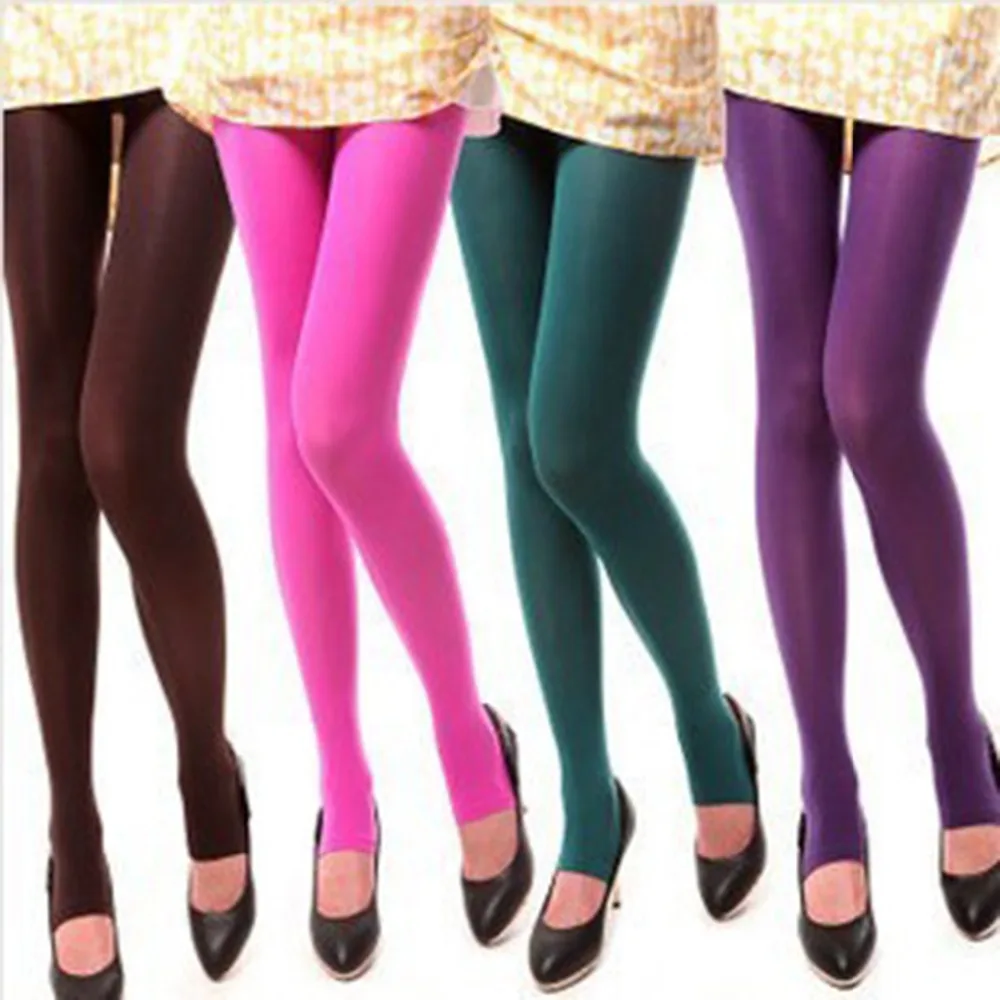 

Women Sexy Tights 120D Step Foot Velvet Pantyhose Strong Elasticity Comfortable Flexible Hosiery Slim Stockings