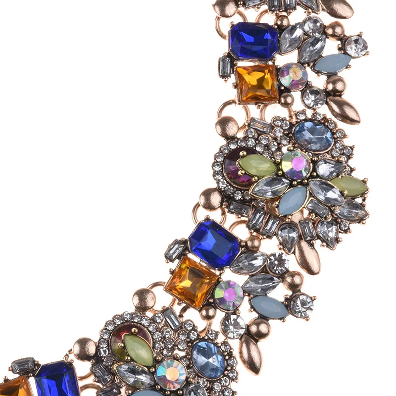 Роскошные Стразы Bijoux камни свободные модные серьги вечерние Ювелирные наборы ожерелье Браслеты Комплект сережек для женщин