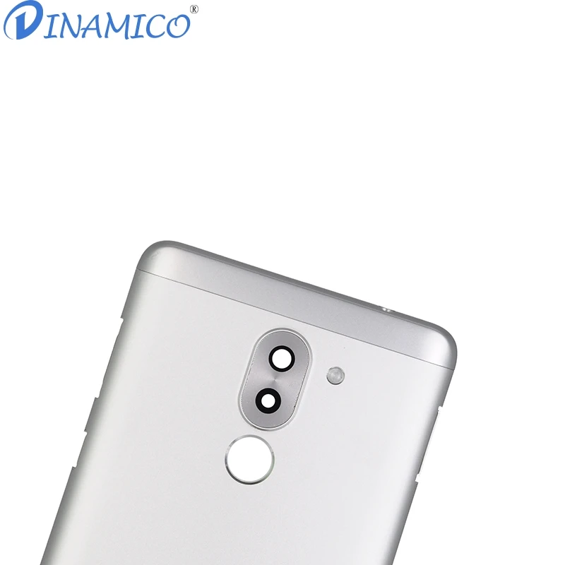 Dinamico для Huawei Mate 9 lite Задняя крышка батареи стеклянная панель Задняя крышка корпуса Дверь для Honor 6X GR5 задняя крышка 10 шт