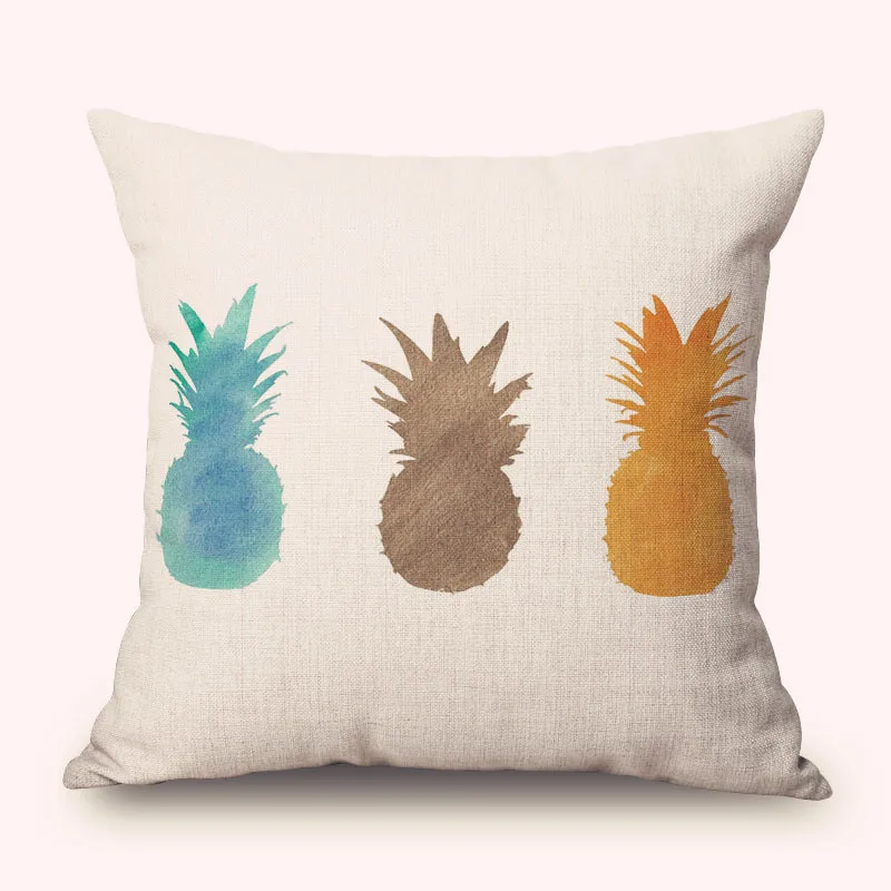 ZXZXOON Декоративные диванные подушки Чехол Крышка Цвет ананас чехол для из