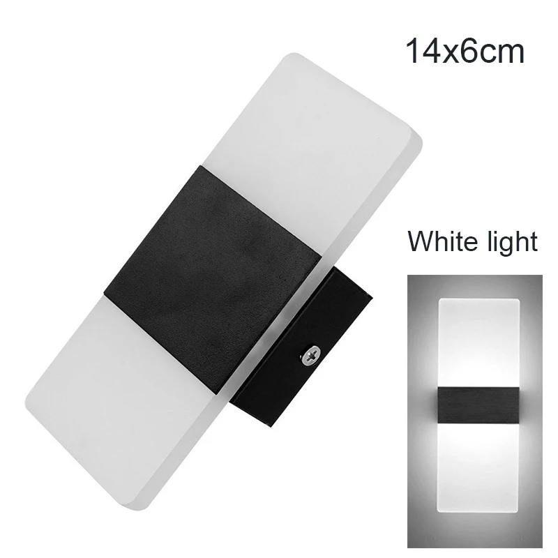 7 Светодиодный настенный светильник-вверх вниз куб Крытый открытый бра светильник ing светильник Декор MJJ88 - Цвет абажура: 7