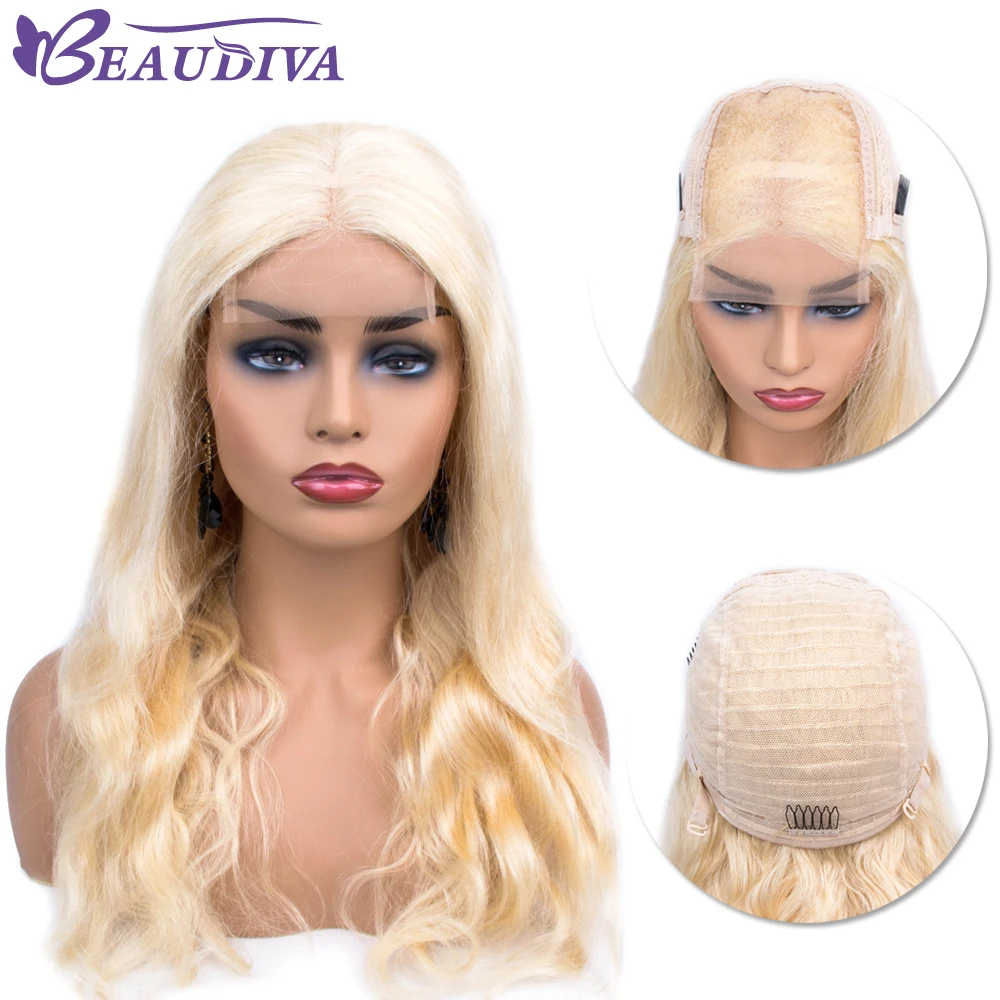 Luxediva, перуанские, 613 блонд, на шнуровке, человеческие волосы, парики с детскими волосами, предварительно выщипанные, Remy, объемная волна, 4*4, на шнуровке, парики для волос